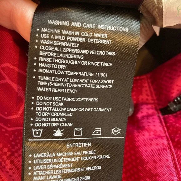 Orage dark pink snow board or ski pants, size 7 kids, GUC - Picture 15 of 15